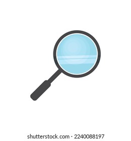 vector illustration magnifying glass tool
