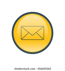 Vector illustration of mail icon