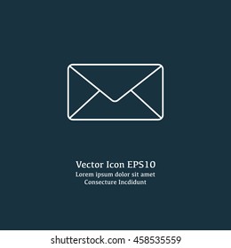 Vector illustration of mail icon