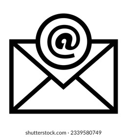 Vektorgrafik der E-Mail-Symbolkombination