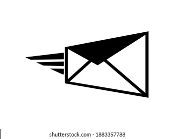 Vektorgrafik der E-Mail-Symbol, Umschlag auf weißem Hintergrund