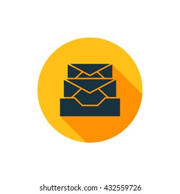 Vector illustration of mailbox icon