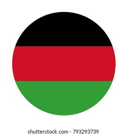 vector illustration of Malawi flag