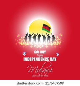Ilustración de vectores para el Día de la Independencia de Malawi