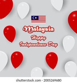 vector illustration for Malaysia independence day 