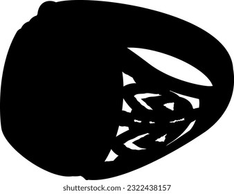 Vector illustration of male gold signet ring. Male gold ring shape in vector. Illustration of jewelry and bijouterie.