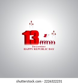 Vector illustration for Malta republic day banner