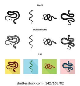 Vector illustration of mammal and danger icon. Collection of mammal and medicine stock vector illustration.