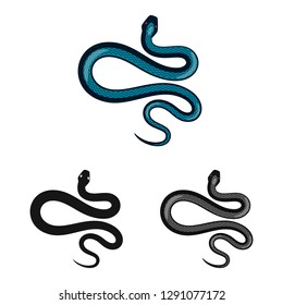 Vector illustration of mammal and danger logo. Collection of mammal and medicine vector icon for stock.