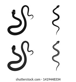 Vector illustration of mammal and danger logo. Set of mammal and medicine vector icon for stock.