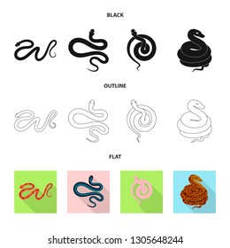 Vector illustration of mammal and danger sign. Set of mammal and medicine stock symbol for web.