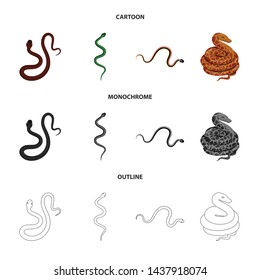 Vector illustration of mammal and danger sign. Set of mammal and medicine stock vector illustration.
