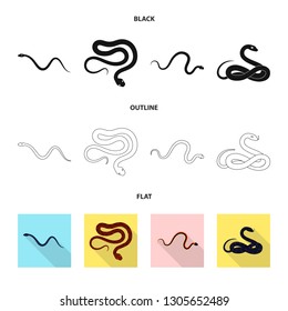 Vector illustration of mammal and danger symbol. Set of mammal and medicine stock vector illustration.