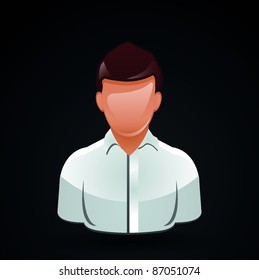 Vector illustration of man