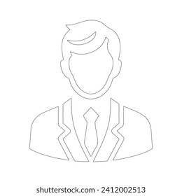 Ilustración vectorial de un hombre de negocios