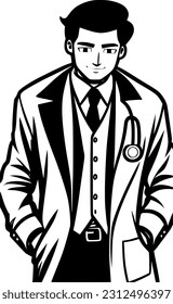 ilustración vectorial de la caricatura humana