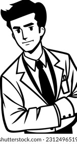 vector illustration of man cartoon