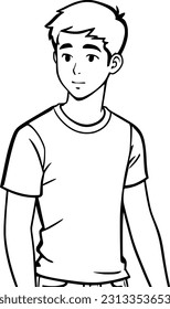 ilustración vectorial de la caricatura humana