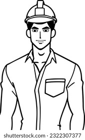 vector illustration of man cartoon
