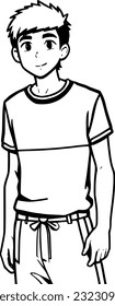 vector illustration of man cartoon