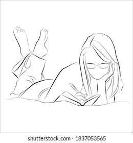 How to Draw a Person Lying Down Images, Stock Photos & Vectors