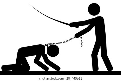 Vector , illustration. A man kneel in front of another man.