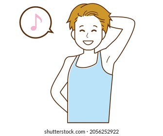 125 Man shaving armpit Stock Illustrations, Images & Vectors | Shutterstock