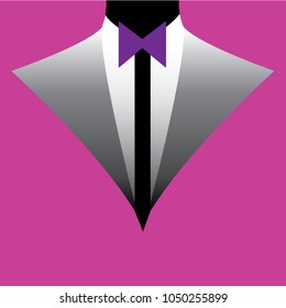 Vector illustration of a man in a suit