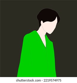 vector illustration of a man wearing a shirt, comic fan art.