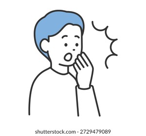 Vector illustration man who