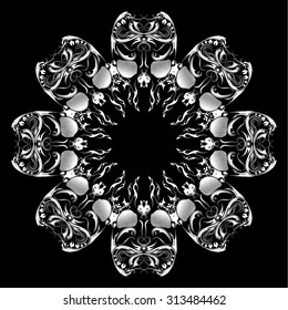 Vector illustration of a mandala 