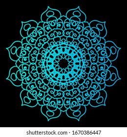 Vector Illustration Mandala Art Design Pattern 