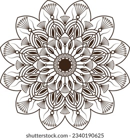 Vector Illustration of Mandala Design
Mehndi Henna Tattoo Style Vector Mandala
Indian Meditation Mandala Patterns Vector Set