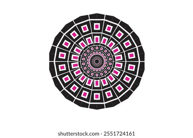 modelo de design de mandala de ilustração de vetor