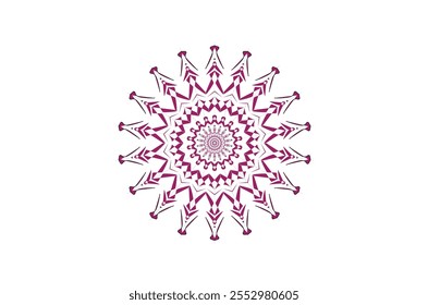 Vector Illustration Mandala Design Template