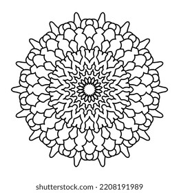 Vector Illustration of a Mandala Pattern