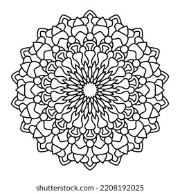 Vector Illustration of a Mandala Pattern