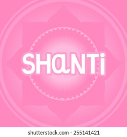 vector illustration, mandala, shanti, chakras