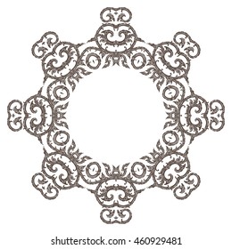 vector illustration of mandala, vintage decorative element. EPS