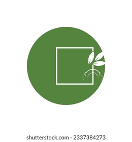 vector illustration of Mangrove trees and mangrove Forest Ecology Logo design