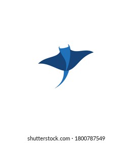 vector illustration of manta logo