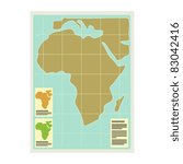 vector illustration map africa