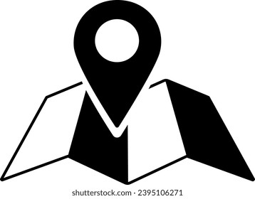 vector illustration, map and geolocation