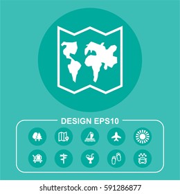 Vector Illustration Map Icon