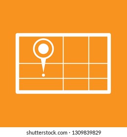 Vector illustration of map icon, EPS10.