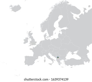 vector illustration of Map of Kosovo with national flag