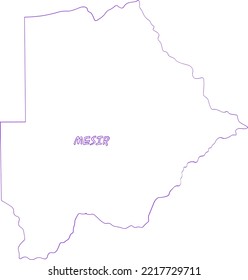 Vector illustration of a map of Nasir. High detail map in flat and outline style. Templates for your designs. Vector elements isolated on a white background.