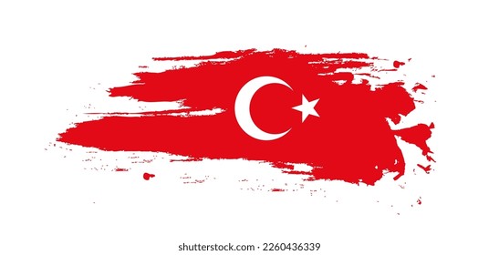 Vector illustration of a map of Turkey. Pray for Turkey.