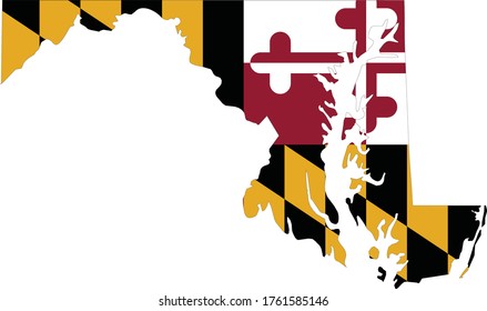 1,064 Maryland flag map Images, Stock Photos & Vectors | Shutterstock