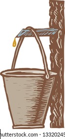 Vector Illustration Of Maple Syrup Harvest